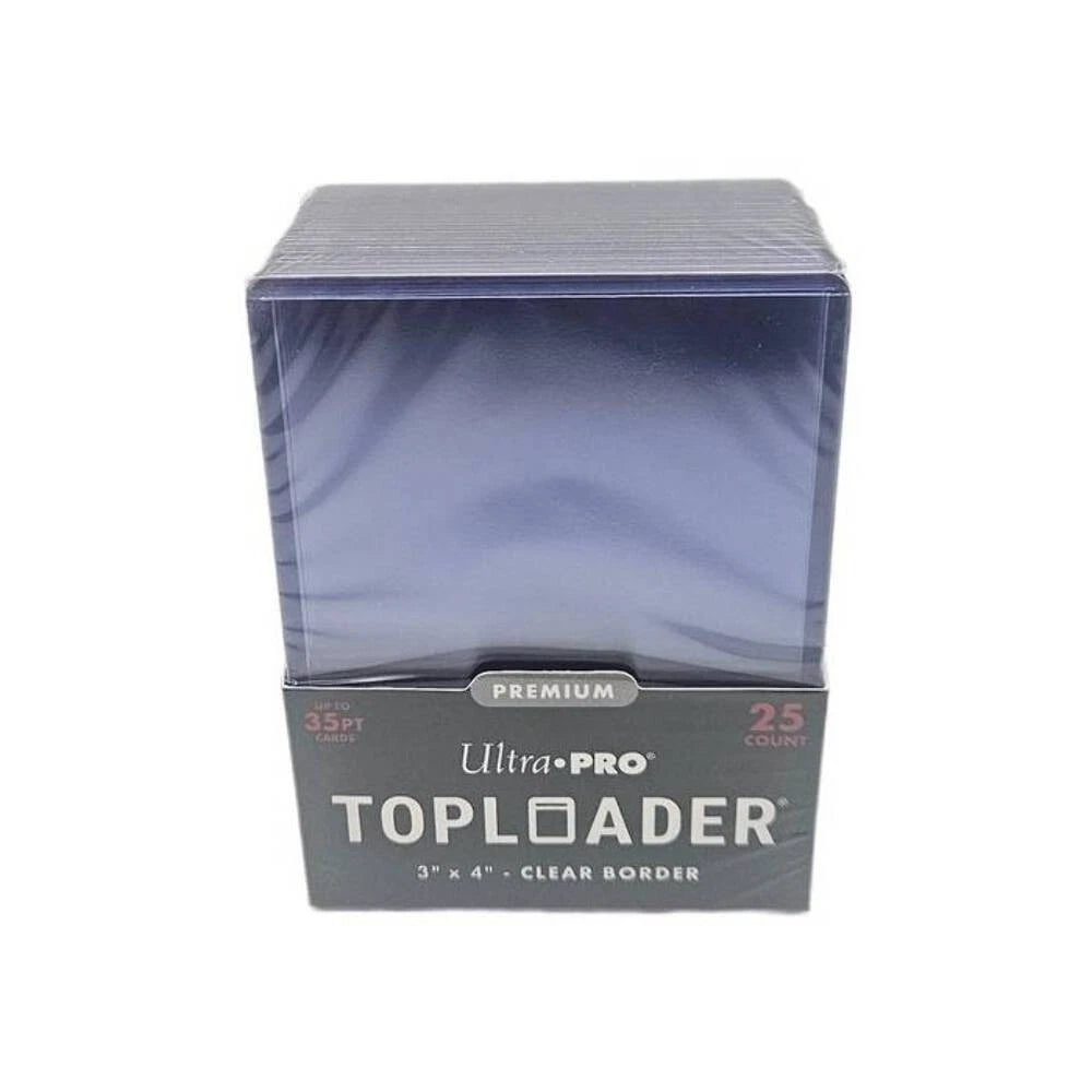 PREMIUM SUPER TRASPARENTI ULTRA PRO Clear Top loaders (35PT) 3" x 4", 25 Pcs