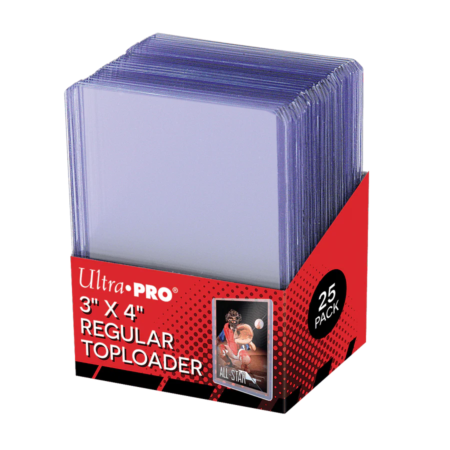 Ultra Pro Top Loader Pacco da 25 pezzi. Compatibili con Pokémon, One Piece...