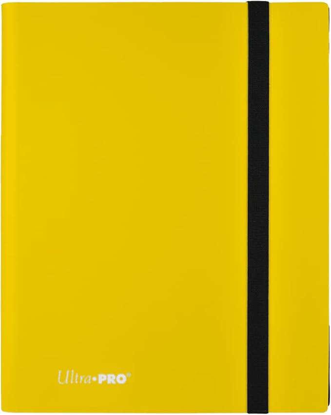 Ultra Pro Eclipse - Raccoglitore a 9 tasche 18 pagine, colore: Giallo