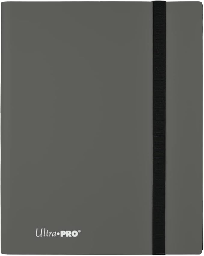 Ultra Pro Eclipse - Raccoglitore a 9 tasche 18 pagine, colore: Grigio