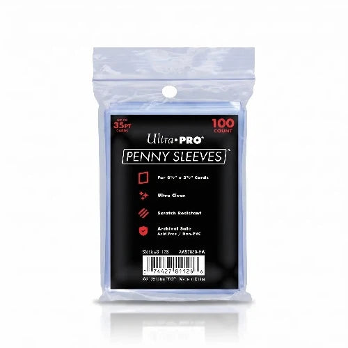 Penny Sleeves Ultra Pro da 100 unità Compatibili con Carte Pokémon , One piece, YugiOh..