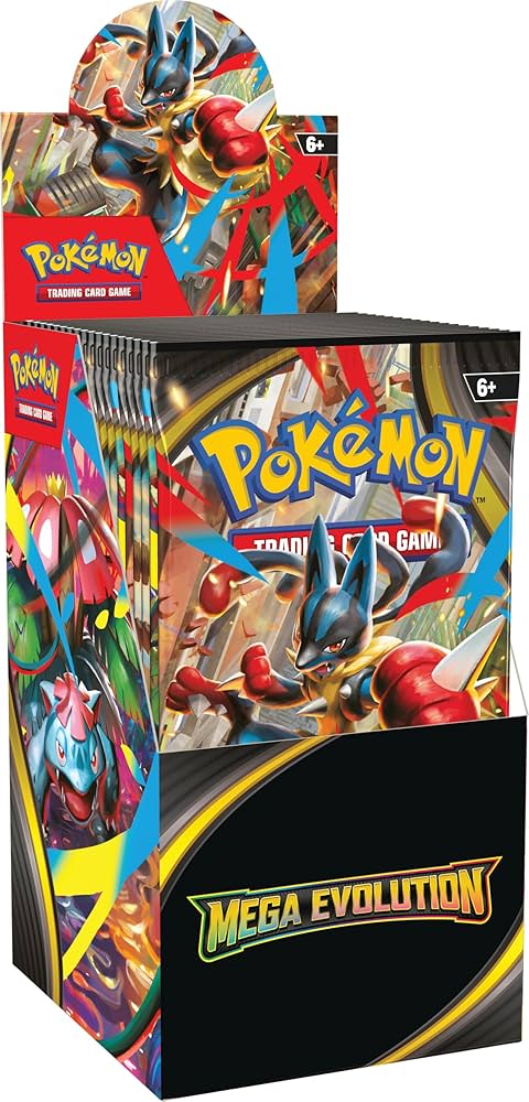 Box sigillato da 18 bustine Pokémon Megaevoluzione