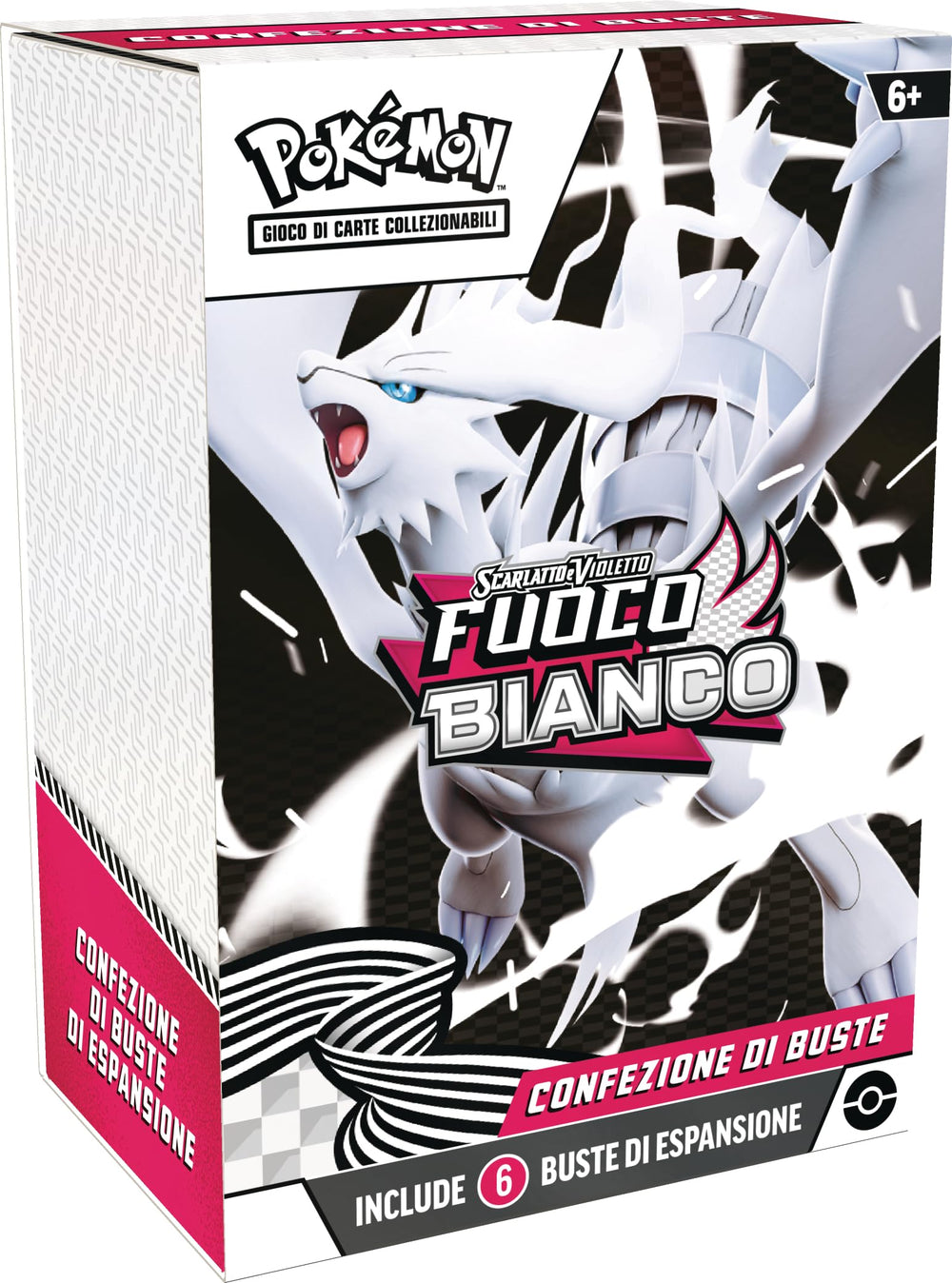 Bundle con sei bustine sigillate dell'espansione Pokémon Fuoco Bianco ITA