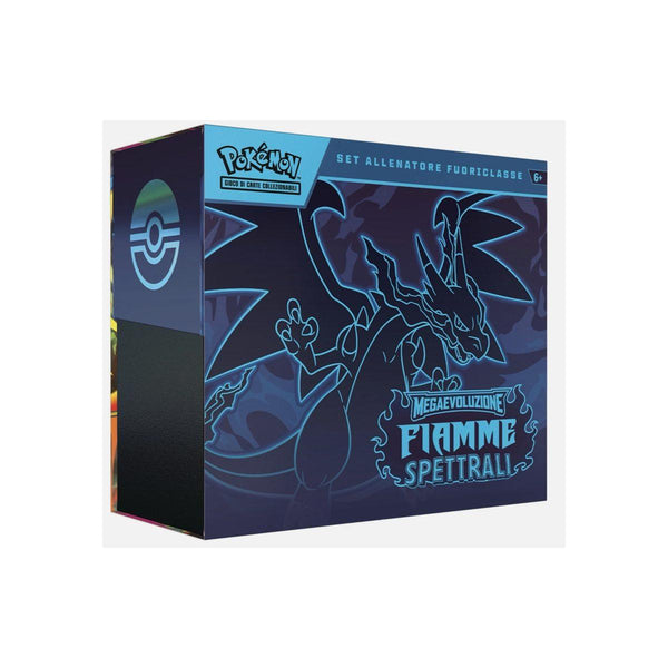 Set Allenatore Fuoriclasse Fiamme Spettrali in italiano, box ETB Pokémon sigillato
