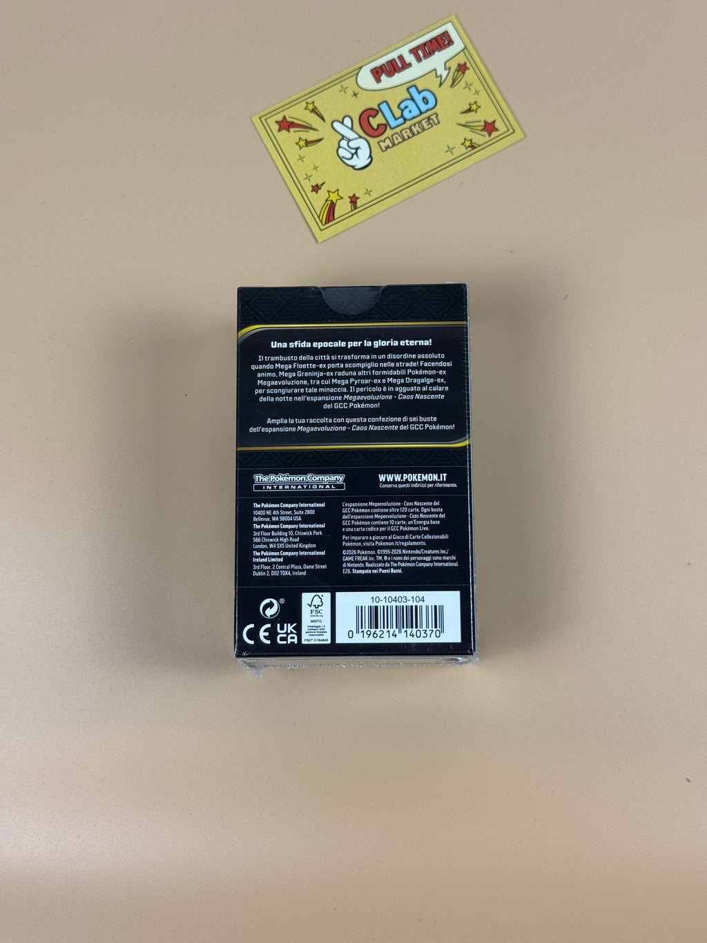 Bundle 6 Buste Pokémon Caos Nascente ITA - Sigillato