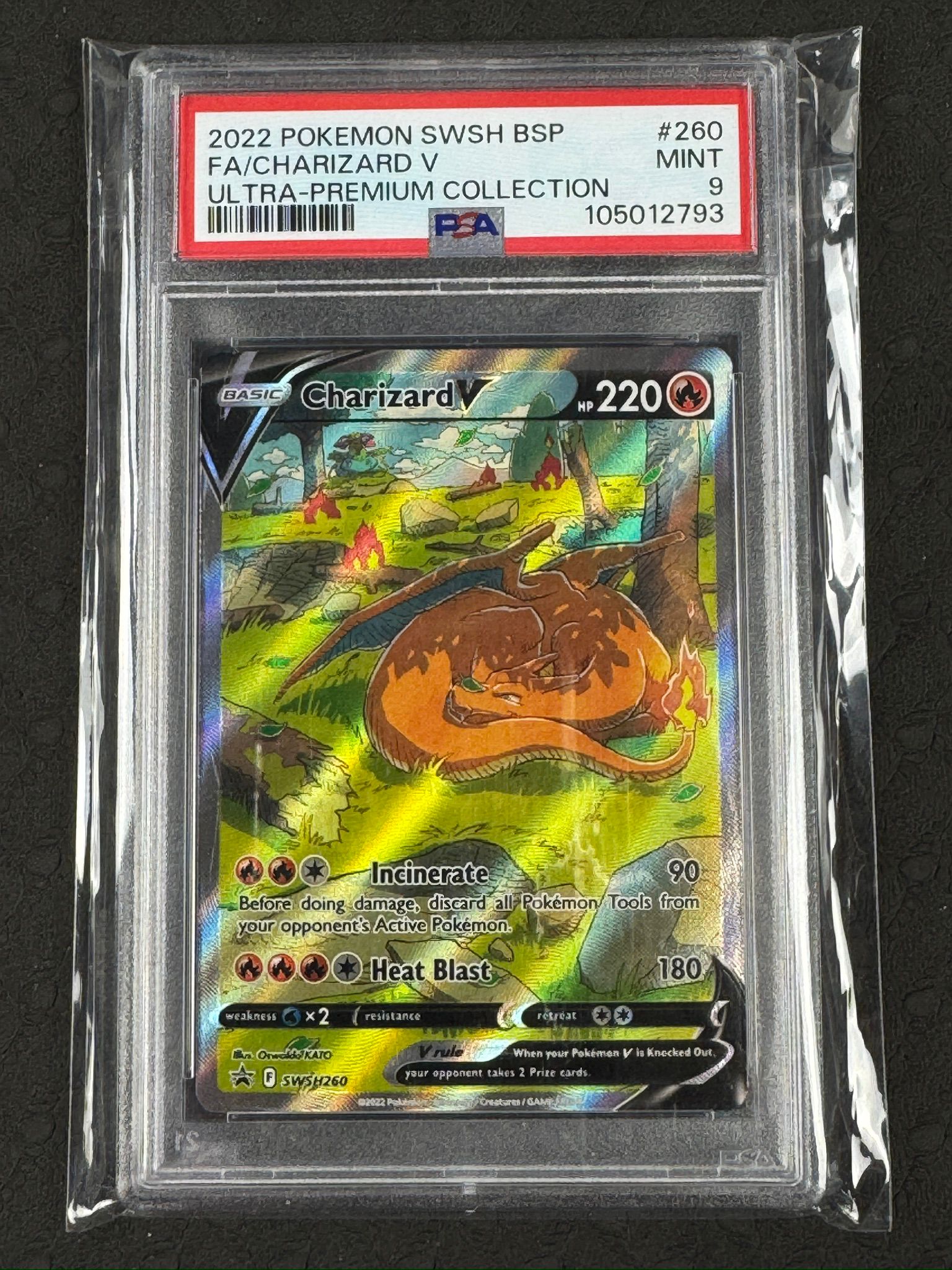 Charizard V Full Art PSA 9 - Ultra Premium Collection - Pokémon ENG