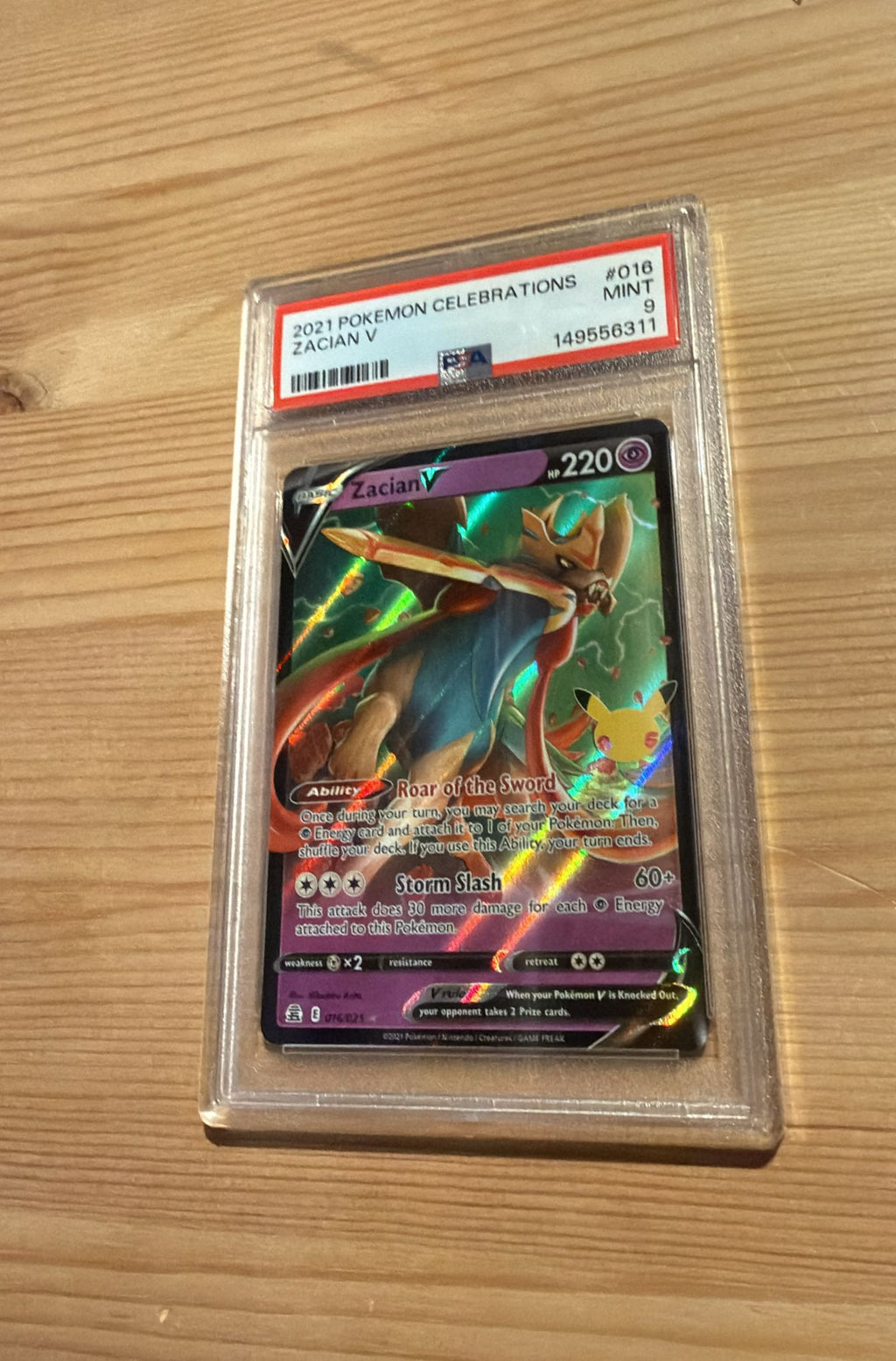 Zacian V 016 e Zamazenta V 018 PSA9 - classic collection 25th anniversary - Pokémon ENG