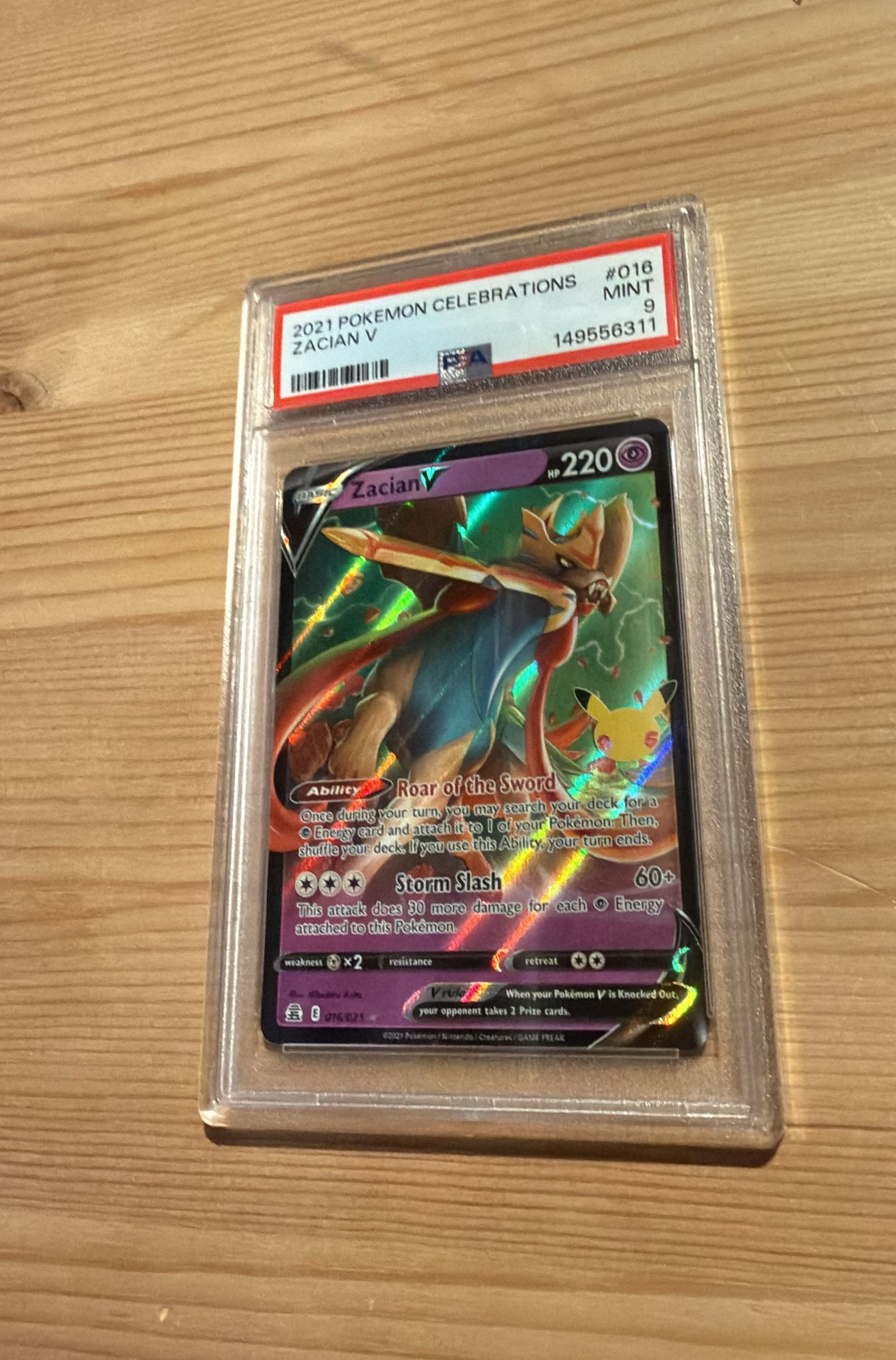 Zacian V 016 e Zamazenta V 018 PSA9 - classic collection 25th anniversary - Pokémon ENG