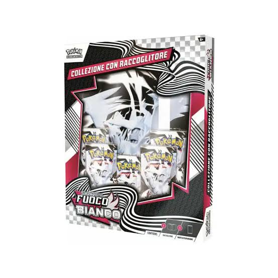 Box sigillato Collezione con Poster Fuoco Bianco Pokémon in italiano