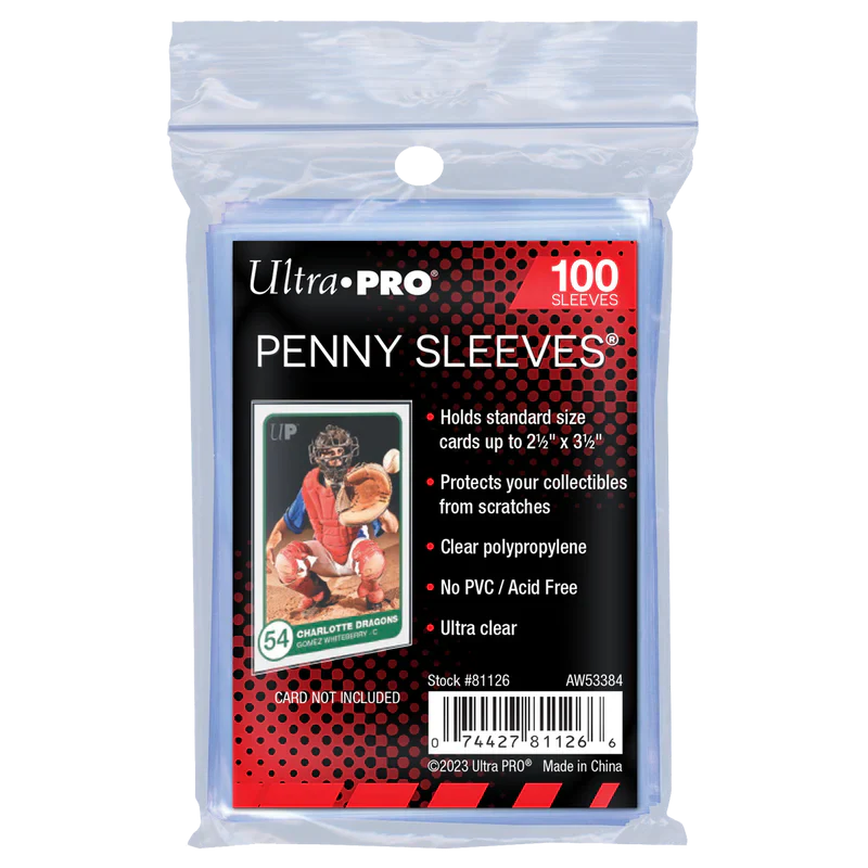 Confezione da 100 bustine protettive morbide Penny Sleeves di Ultra Pro