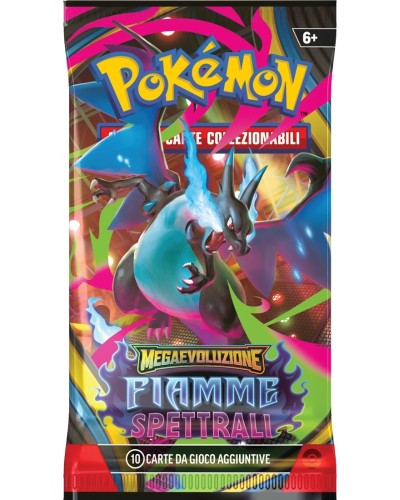 Buste Pokémon Fiamme Spettrali ITA - Megaevoluzione Sigillate (Artwork Casuale)