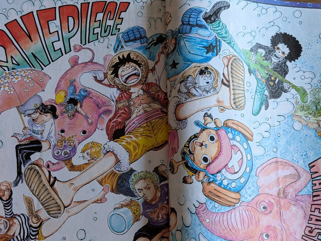 Weekly Shonen Jump 6/8 26 2026 – Jpn Magazine - One Piece X Samurai Blue Cover