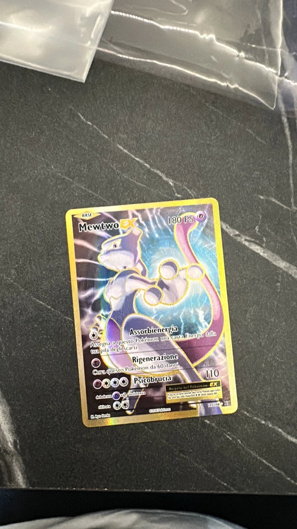 Carta Pokémon Mewtwo EX 103/108 XY Evoluzioni in condizioni Excellent o Near Mint