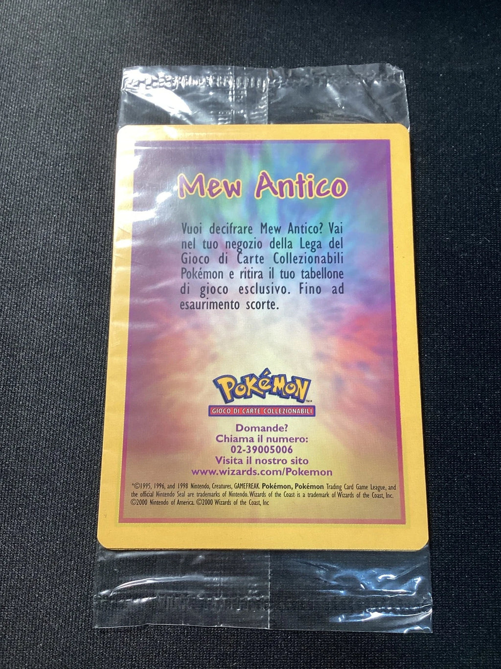 MEW Antico Sigillato - Promo - Pokémon Card