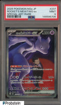 Rocket's Mewtwo ex 237 PSA 9 - M2A JP  - Pokémon ENG