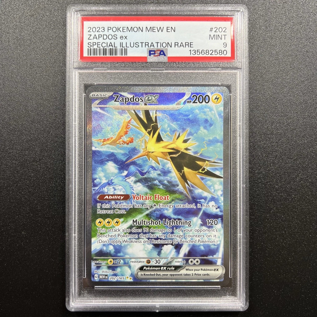 Zapdos ex 202  PSA 9 - mew en 151 - Pokémon ENG