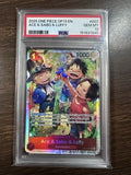 ACE & SABO & LUFFY PSA 10 - One Piece OP13  ENG