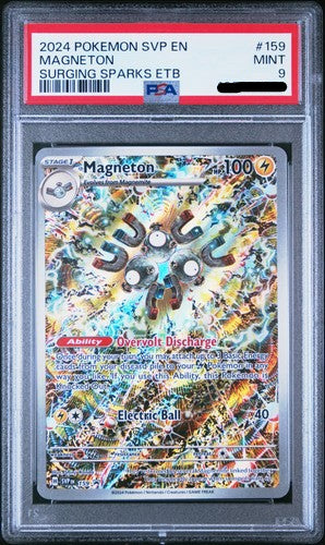 Carta Magneton 159 PSA 9 in slab protettiva