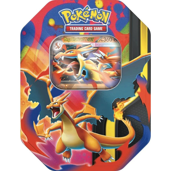 Scatola in metallo Tin Pokémon Fiamme Spettrali Megaevoluzione sigillata